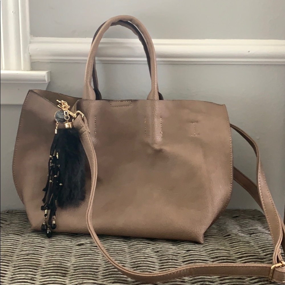 BP taupe cross body bag...